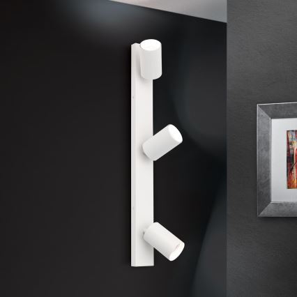 Spotlampe SEAN 3xGU10/13W/230V hvid