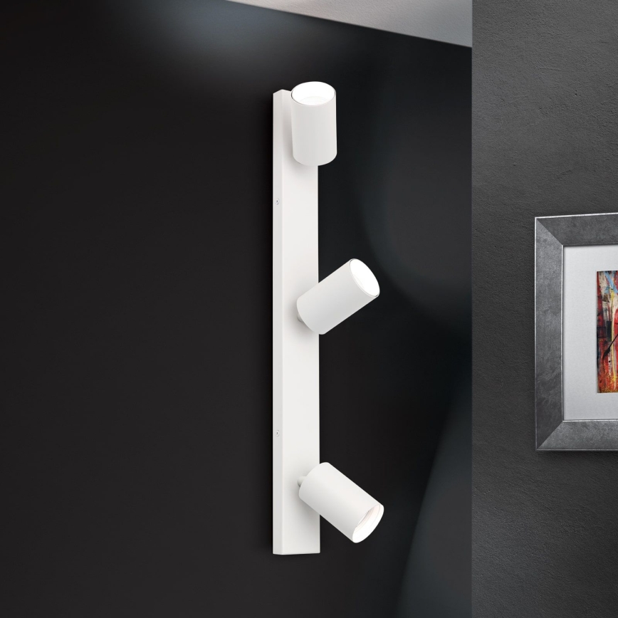 Spotlampe SEAN 3xGU10/13W/230V hvid