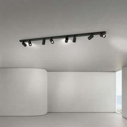 Loftspot SEAN 8xGU10/13W/230V sort