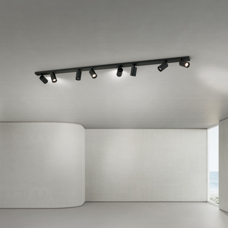 Loftspot SEAN 8xGU10/13W/230V sort