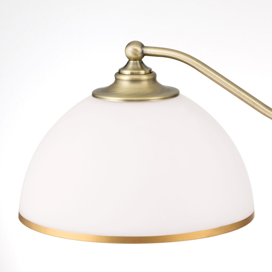 Pendel med kædeophæng OLD LAMP 3xE27/40W/230V diameter 65 cm hvid/messing