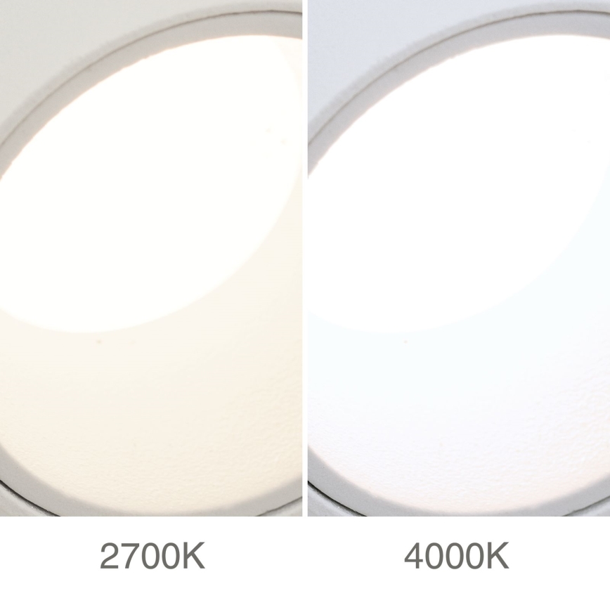 LED dæmpbar genopladelig berøringsbetjent vægspot LUXY LED/1W/5V 2200 mAh 2700/3000/4000K hvid