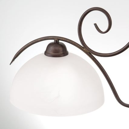 Orion - Lysekrone på kæde RULA 2xE27/40W/230V hvid/bronze