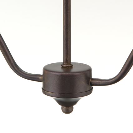Orion - Lysekrone på kæde RULA 2xE27/40W/230V hvid/bronze