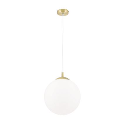 Pendel på ledning MADIS 1xE27/60W/230V guldfarvet