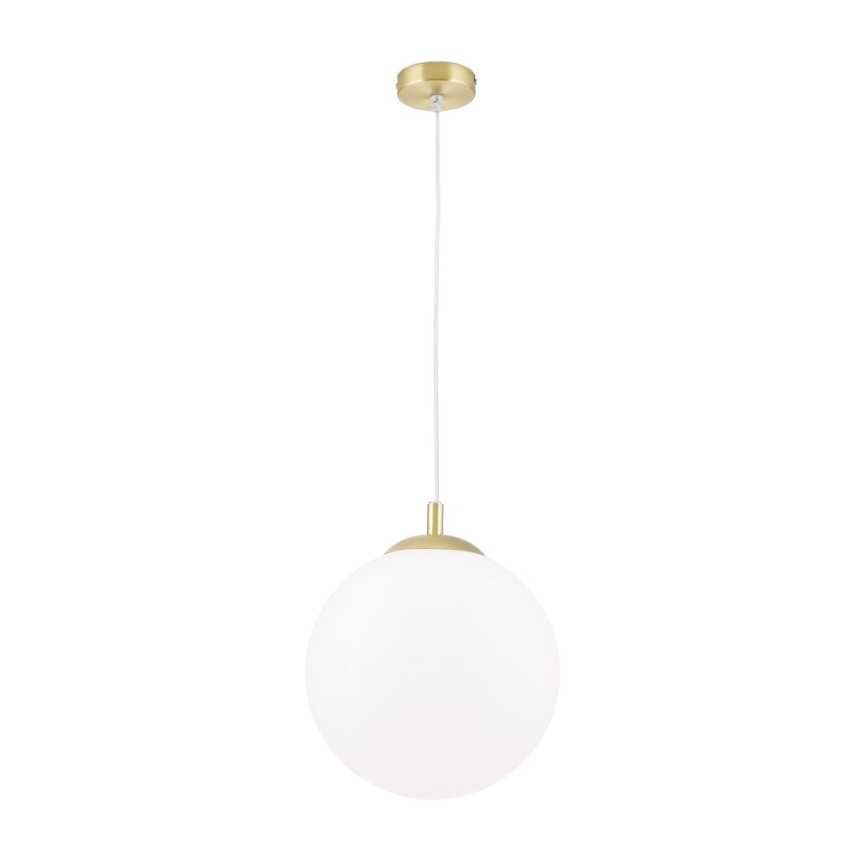 Pendel på ledning MADIS 1xE27/60W/230V guldfarvet