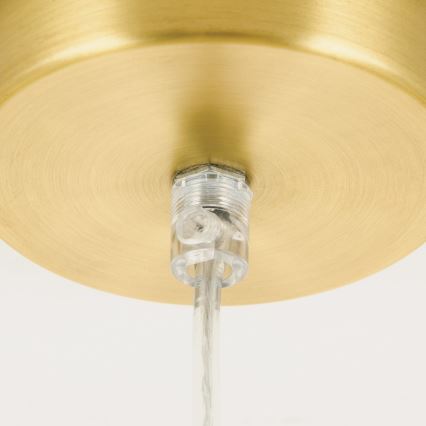 Pendel på ledning MADIS 1xE27/60W/230V guldfarvet