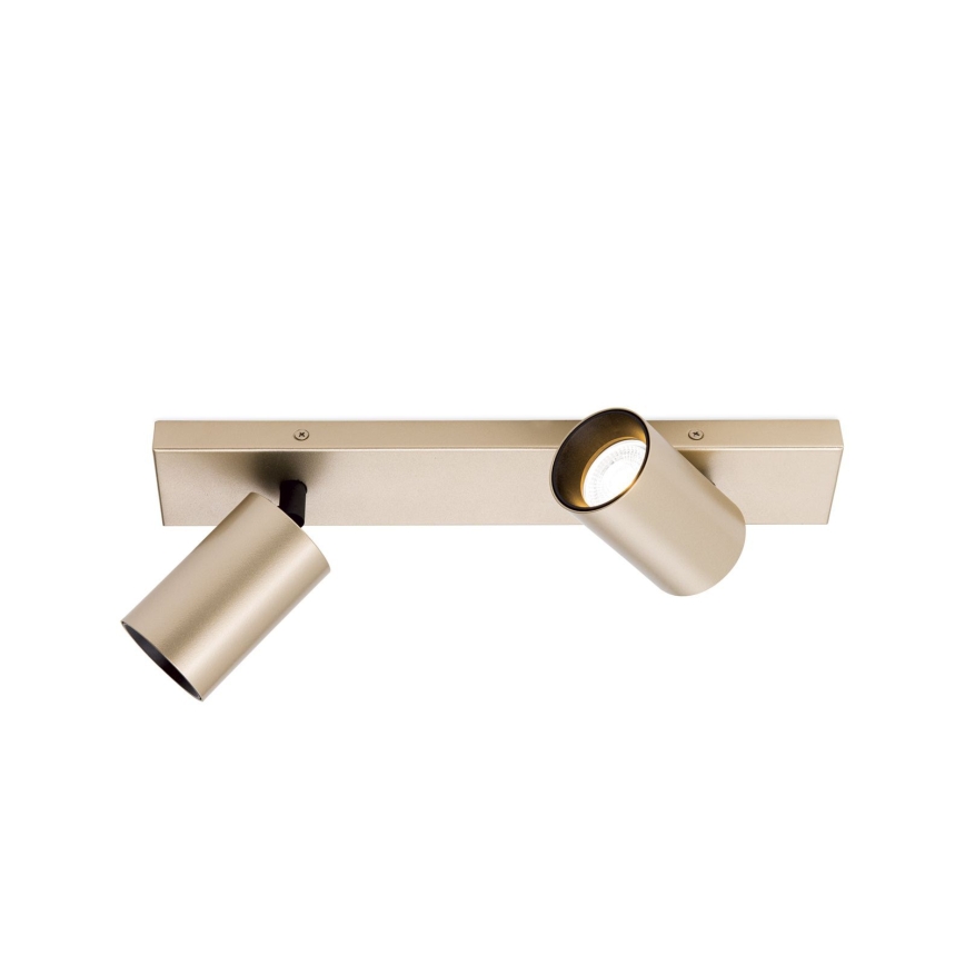 SEAN spotlampe 2xGU10/13W/230V, guld