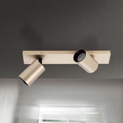 SEAN spotlampe 2xGU10/13W/230V, guld