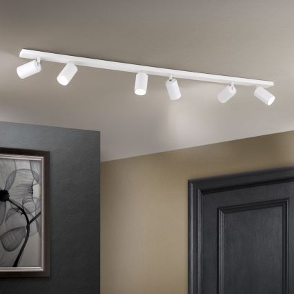 Loftspot SEAN 6xGU10/13W/230V hvid