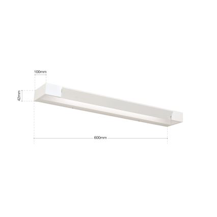 LED spejllampe til badeværelse MARILYN LED/18W/230V 60 cm IP44 hvid