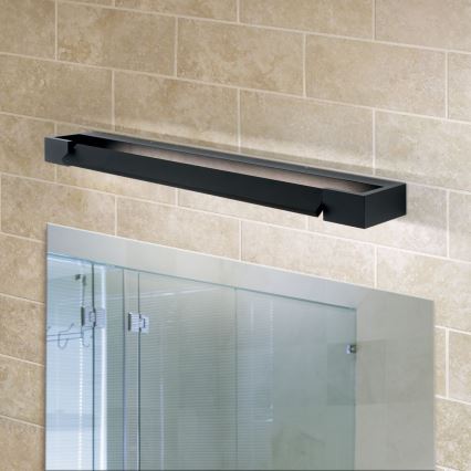 LED spejllampe til badeværelse MARILYN LED/18W/230V 60 cm IP44 sort