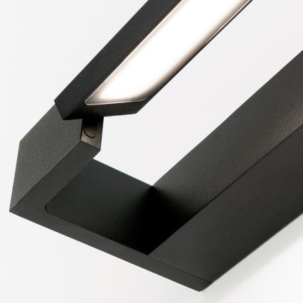 LED spejllampe til badeværelse MARILYN LED/18W/230V 60 cm IP44 sort