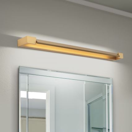 LED spejllampe til badeværelse MARILYN LED/24W/230V 90 cm IP44 guldfarvet