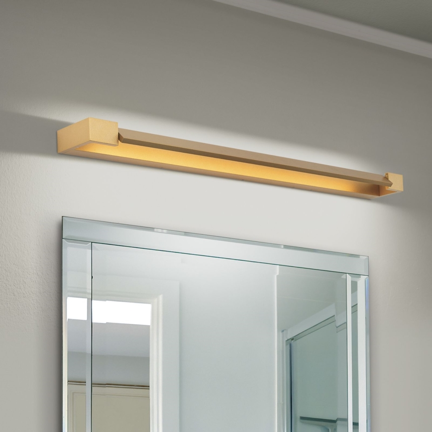 LED spejllampe til badeværelse MARILYN LED/24W/230V 90 cm IP44 guldfarvet
