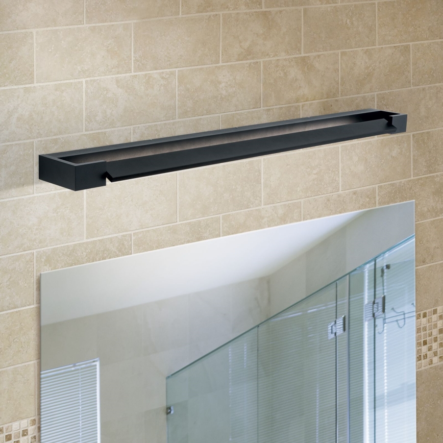 LED spejllampe til badeværelse MARILYN LED/24W/230V 90 cm IP44 sort