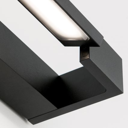 LED spejllampe til badeværelse MARILYN LED/24W/230V 90 cm IP44 sort