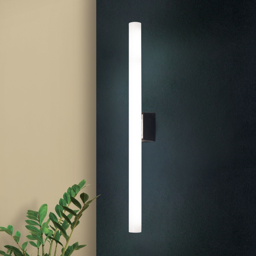 LED væglampe VISAGIST 1xS14d/8W/230V sort