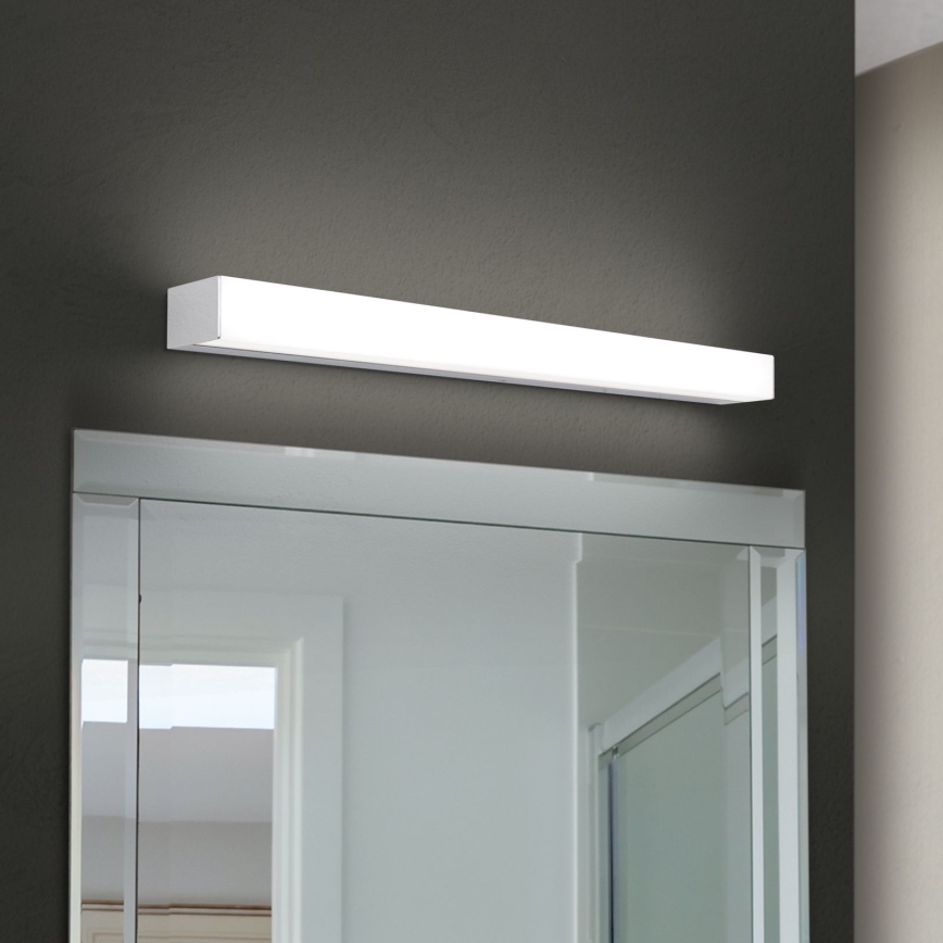 LED spejllampe til badeværelse HORIZON LED/12W/230V 3000/4000K 60 cm IP44 sølvfarvet
