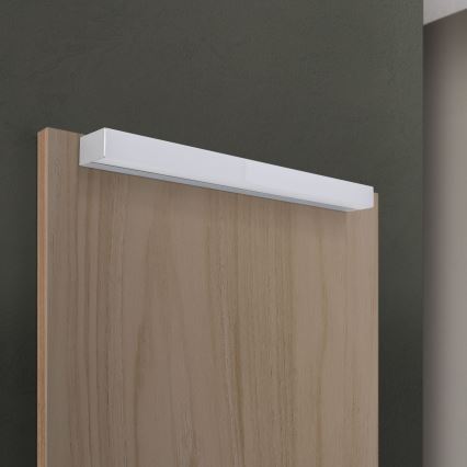 LED spejllampe til badeværelse HORIZON LED/12W/230V 3000/4000K 60 cm IP44 sølvfarvet