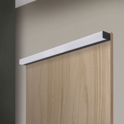 LED spejllampe til badeværelse HORIZON LED/18W/230V 3000/4000K 90 cm IP44 sort