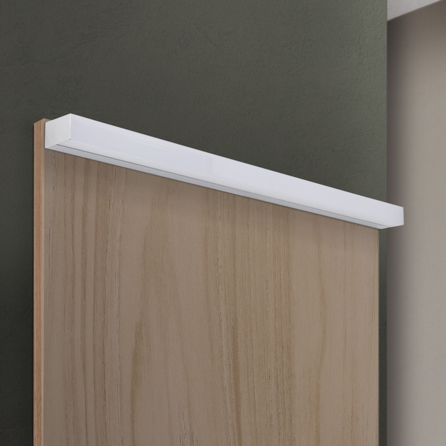 LED spejllampe til badeværelse HORIZON LED/18W/230V 3000/4000K 90 cm IP44 sølvfarvet