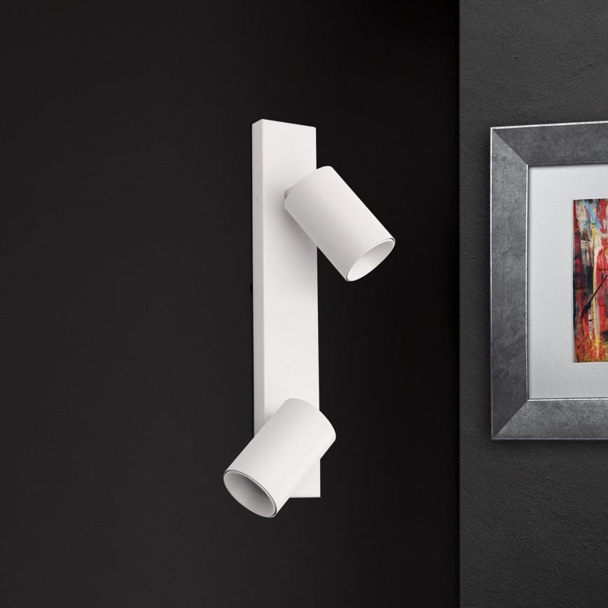 Spotlampe SEAN 2xGU10/13W/230V hvid