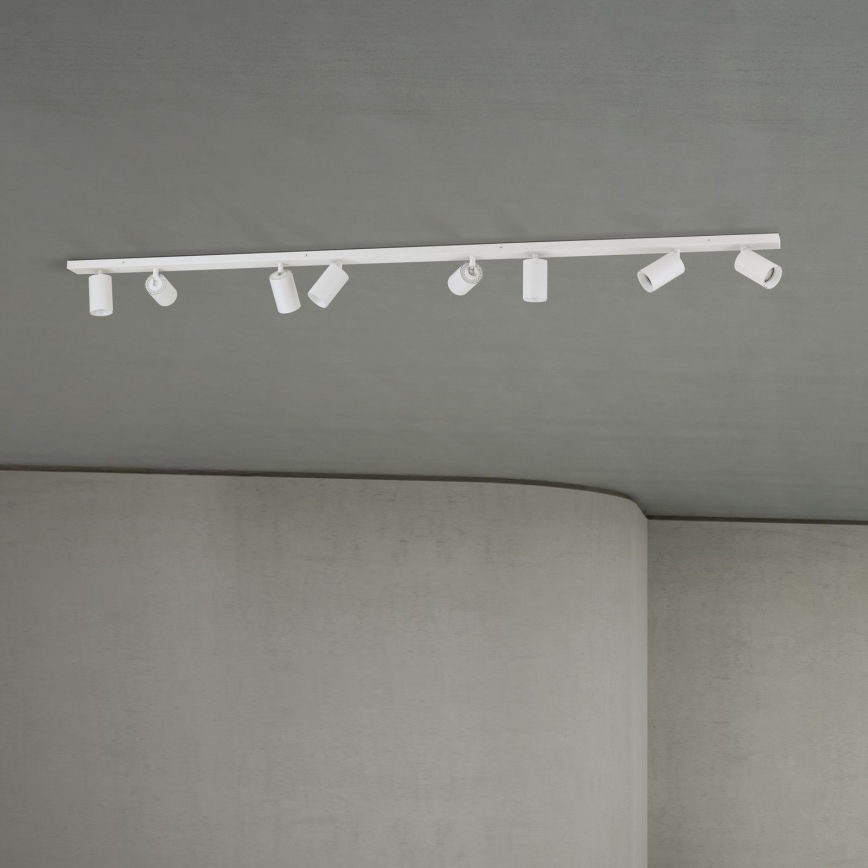 Spotarmatur SEAN 8xGU10/13W/230V hvid