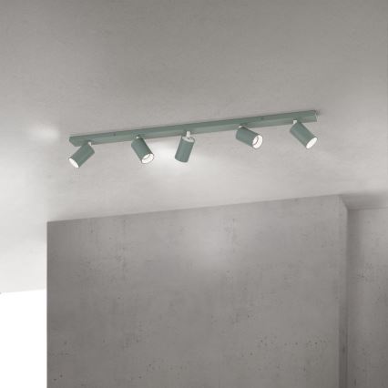 Spotlampe PENN 5xGU10/13W/230V grå