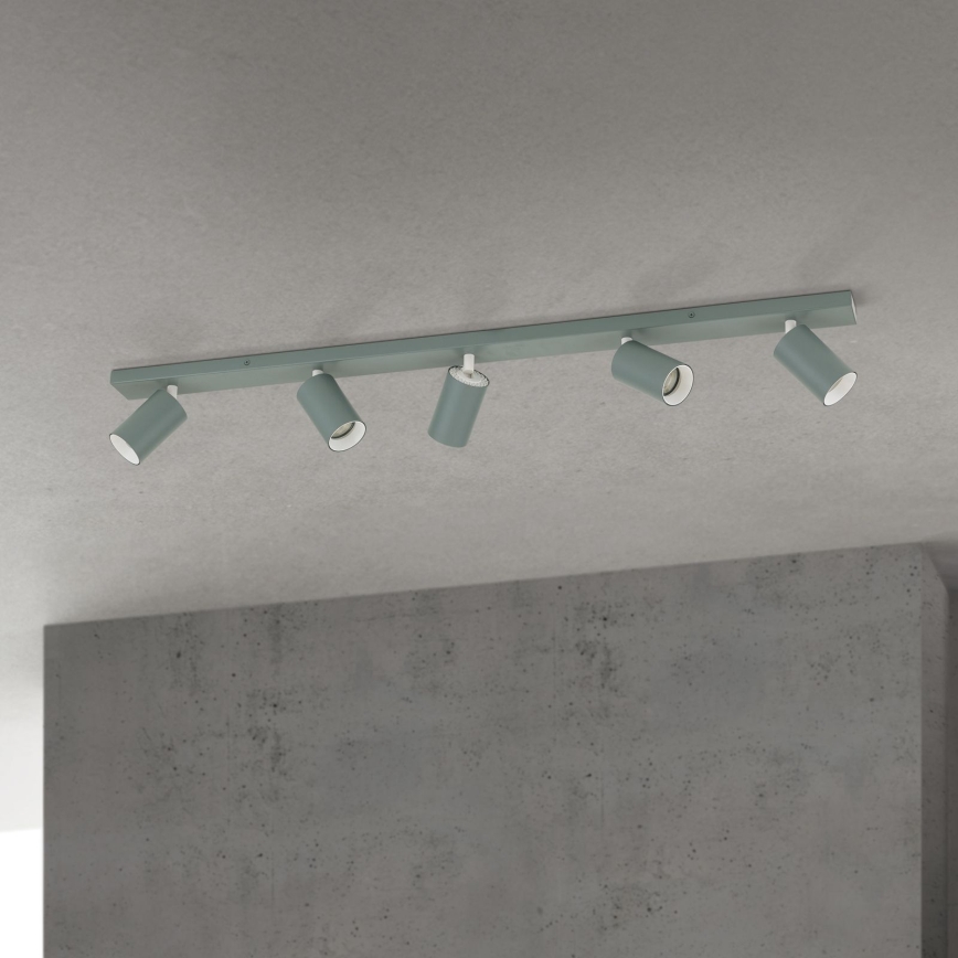 Spotlampe PENN 5xGU10/13W/230V grå