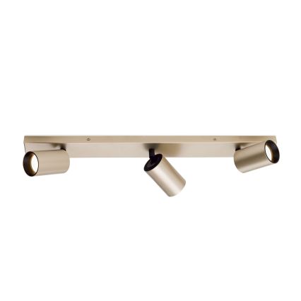 Spotlampe SEAN 3xGU10/13W/230V guldfarvet