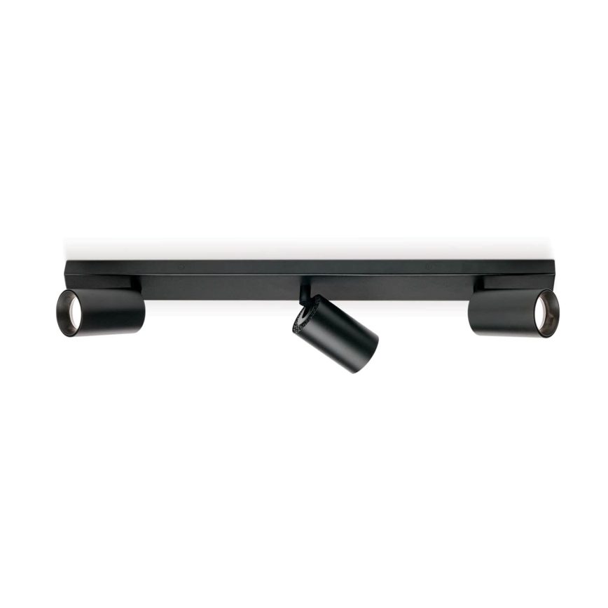 Spotlampe SEAN 3xGU10/13W/230V sort