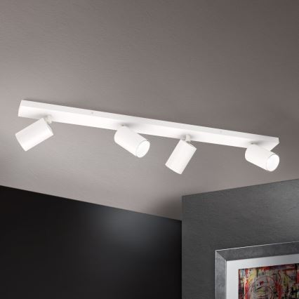 Spotlampe SEAN 4xGU10/13W/230V hvid