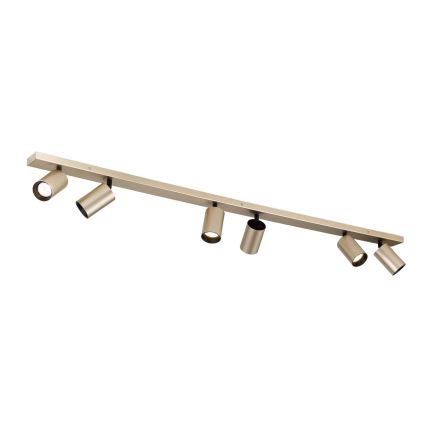 Spotlampe SEAN 6xGU10/13W/230V guld