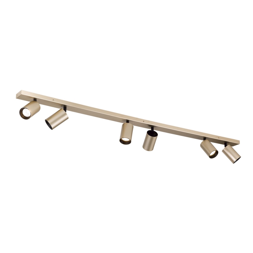 Spotlampe SEAN 6xGU10/13W/230V guld