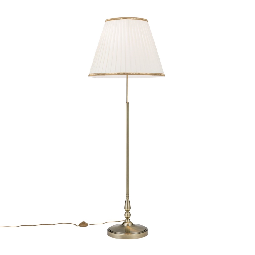 Gulvlampe TONIA 2xE27/60W/230V 154 cm hvid/bronze