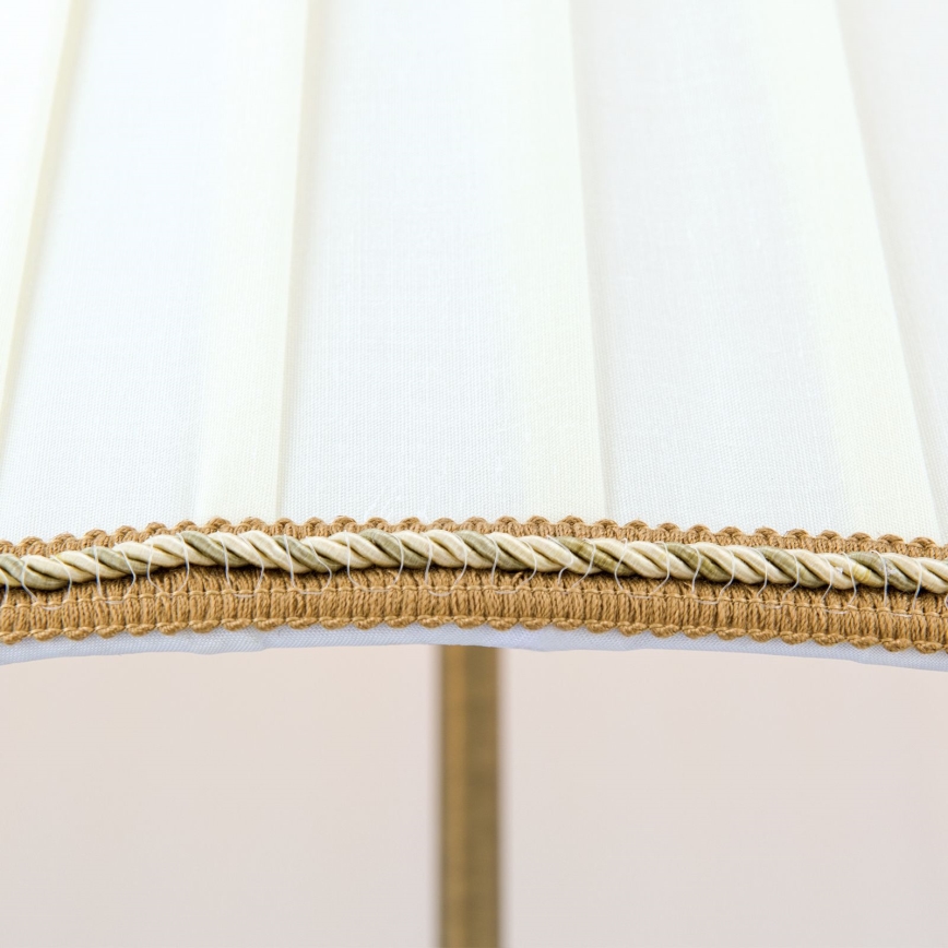 Gulvlampe TONIA 2xE27/60W/230V 154 cm hvid/bronze