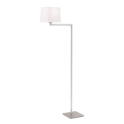 Gulvlampe CARLTON 1xE27/40W/230V hvid/mat krom