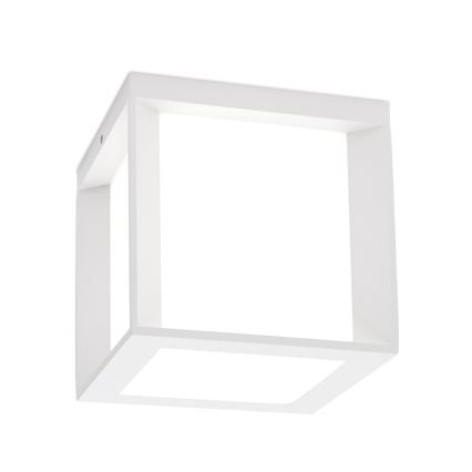 Udendørs armatur HENRY 1xE27/15W/230V 16x16 cm IP44 hvid