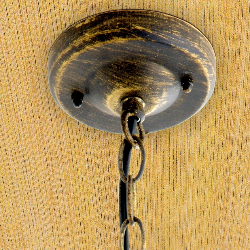 Udendørs hængelampe TAVERNA 1xE27/60W/230V IP23 bronze/patina