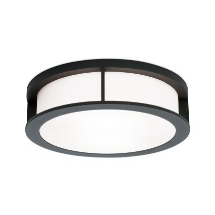 Udendørs lampe HENRY 2xE27/15W/230V Ø 30 cm IP44 antracit