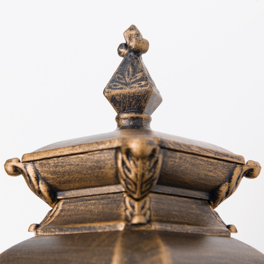 Udendørs væglampe AIKO 1xE27/60W/230V IP23 bronze/patina