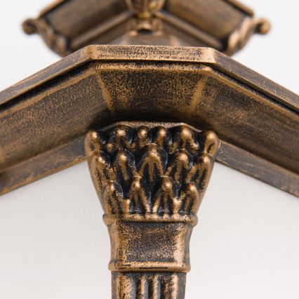 Udendørs væglampe AIKO 1xE27/60W/230V IP23 bronze/patina