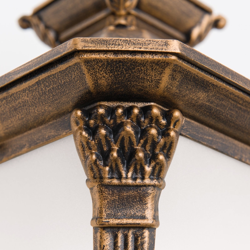 Udendørs væglampe AIKO 1xE27/60W/230V IP23 bronze/patina