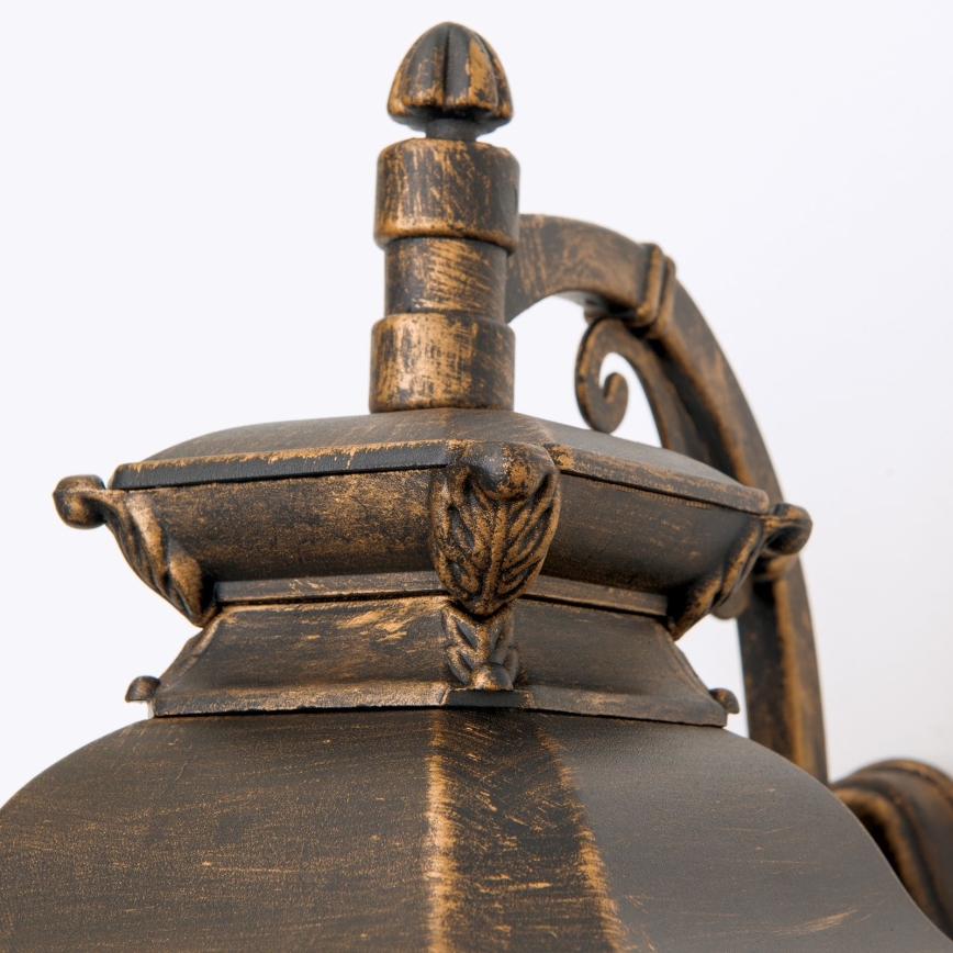 Udendørs væglampe AIKO 1xE27/60W/230V IP23 bronze/patina