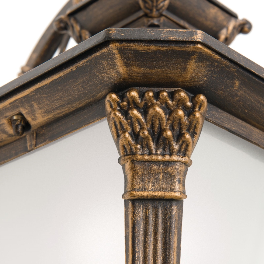 Udendørs væglampe AIKO 1xE27/60W/230V IP23 bronze/patina