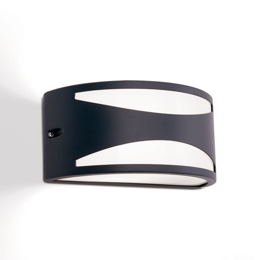 Udendørs væglampe SHELL 1xE27/40W/230V IP54 antracit