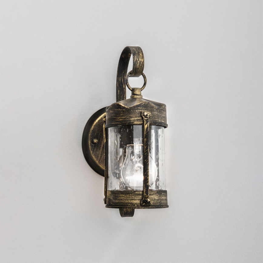Udendørs væglampe TAVERNA 1xE27/60W/230V IP23 bronze/patina