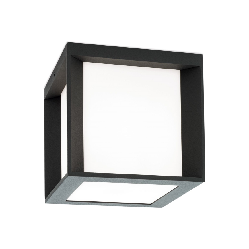 Udendørsarmatur HENRY 1xE27/15W/230V 16x16 cm IP44 antracit