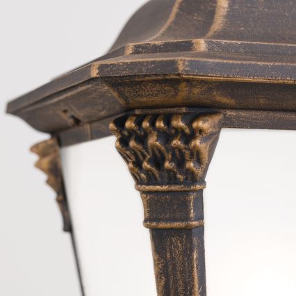 Udendørslampe AIKO 1xE27/60W/230V 115 cm IP23 bronze/patina